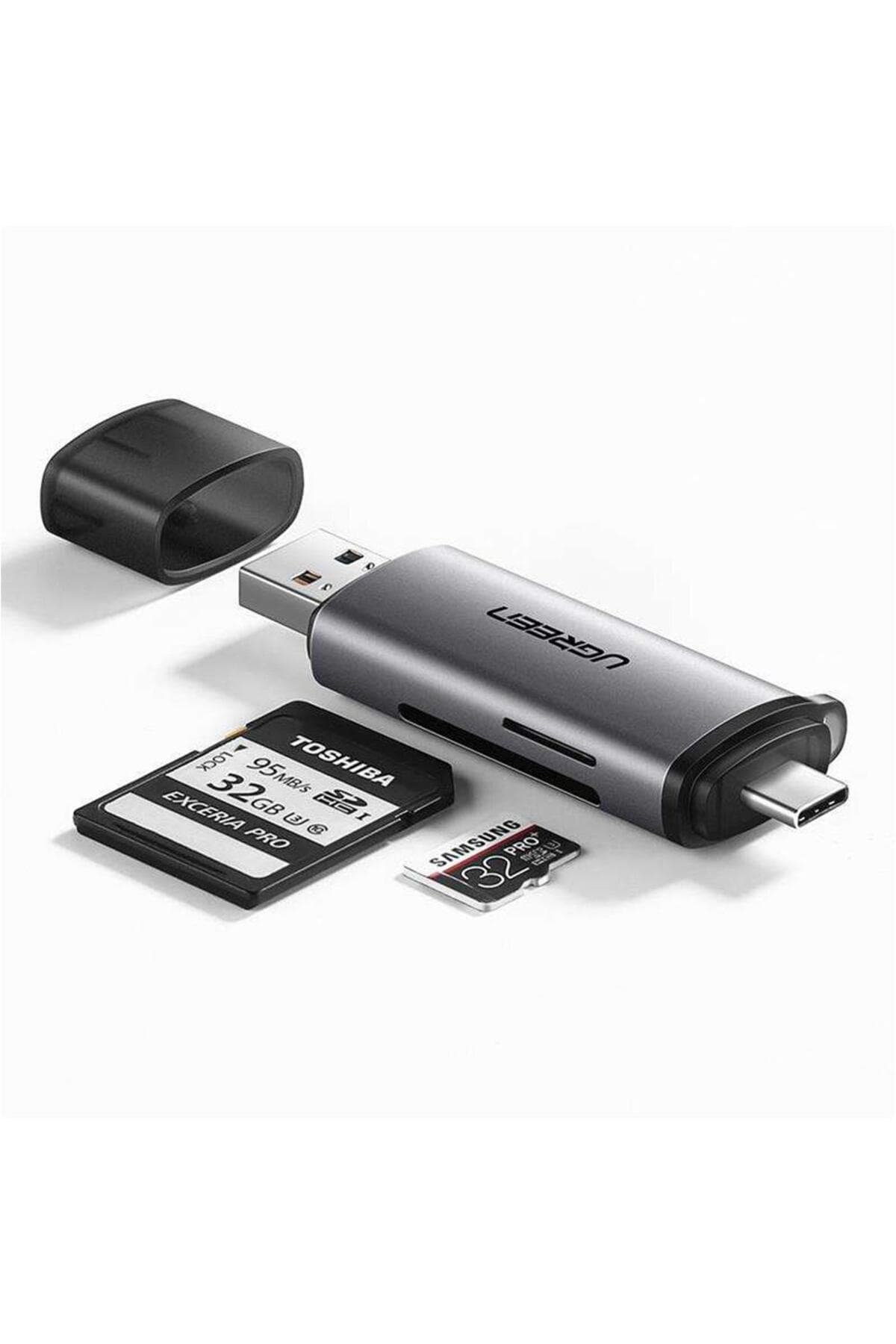 کارتخوان چندکاره Ugreen با Type-c و USB 3.0 کارتخوان چندکاره Ugreen با Type-c و USB 3.0
