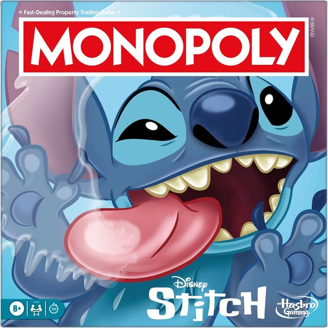 بازی رومیزی Disney Stitch Monopoly نسخه انگلیسی بازی رومیزی Disney Stitch Monopoly نسخه انگلیسی