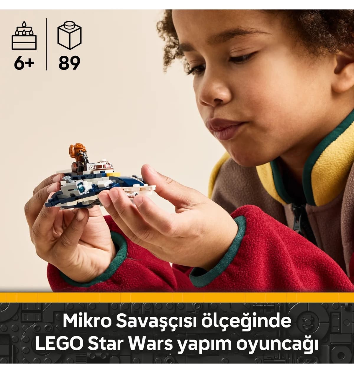 لگو Star Wars جنگنده میکرو Plo Koon's Jedi Starfighter 75400 لگو Star Wars جنگنده میکرو Plo Koon's Jedi Starfighter 75400