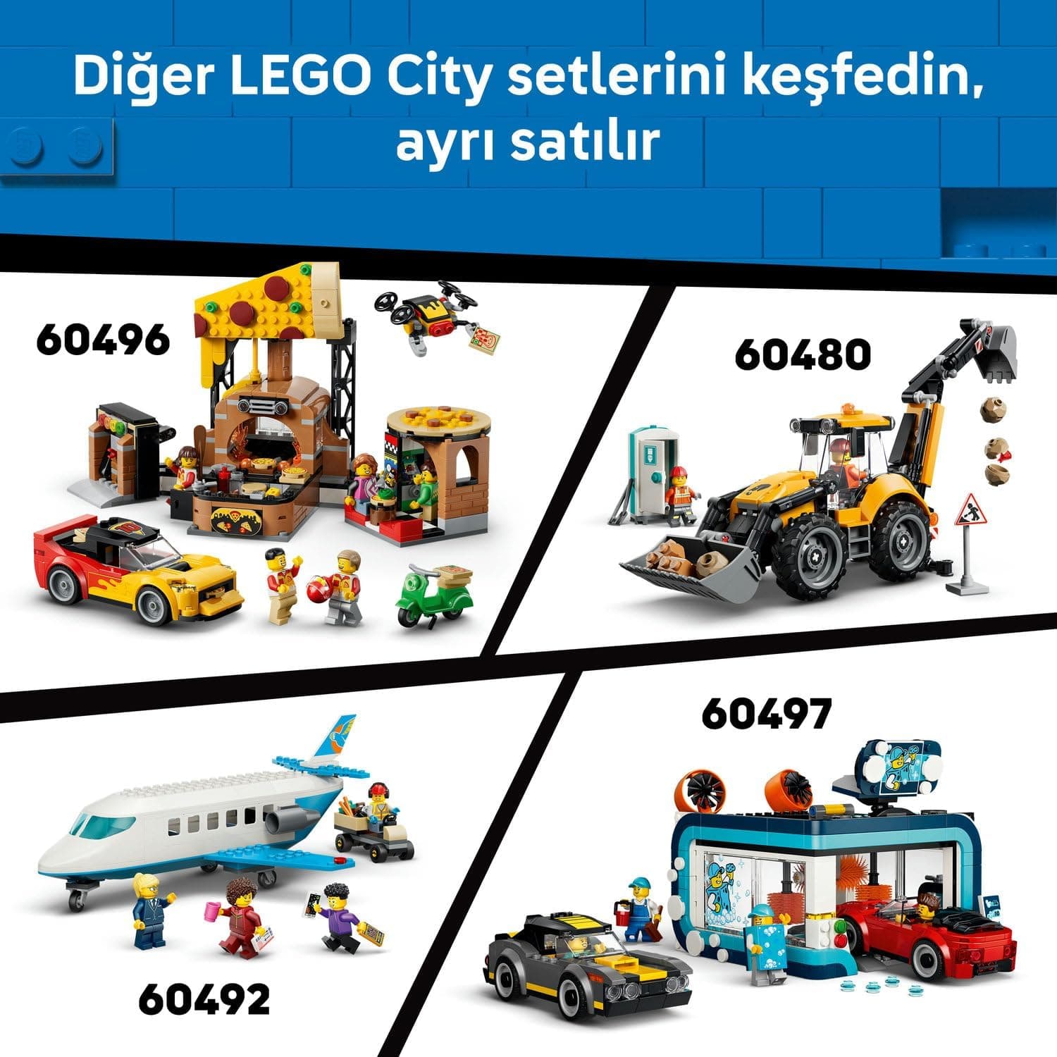 لگو City کامیون و لودر کیتی مدل 60494 لگو City کامیون و لودر کیتی مدل 60494