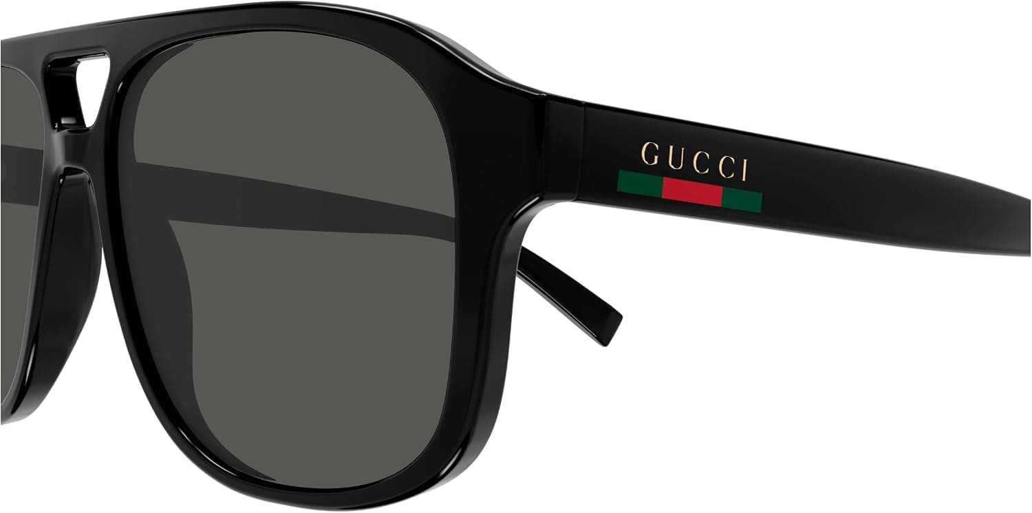 عینک آفتابی مردانه Gucci خاکستری پایلوت مدل GG1856S 001 57 عینک آفتابی مردانه Gucci خاکستری پایلوت مدل GG1856S 001 57