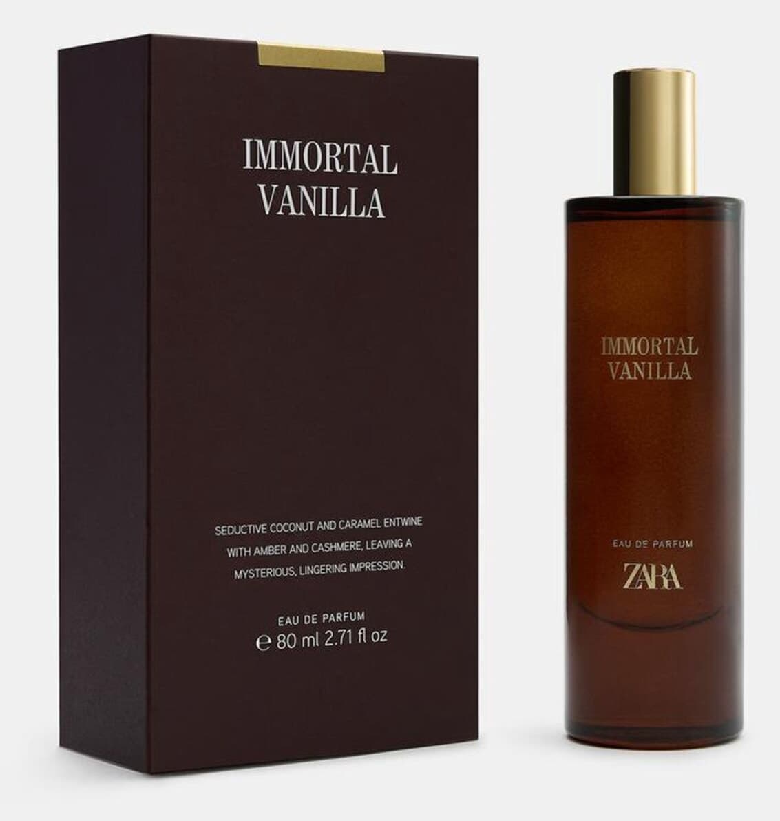 عطر زنانه Zara ادو پرفیوم مدل Immortal Vanilla 80 ml عطر زنانه Zara ادو پرفیوم مدل Immortal Vanilla 80 ml