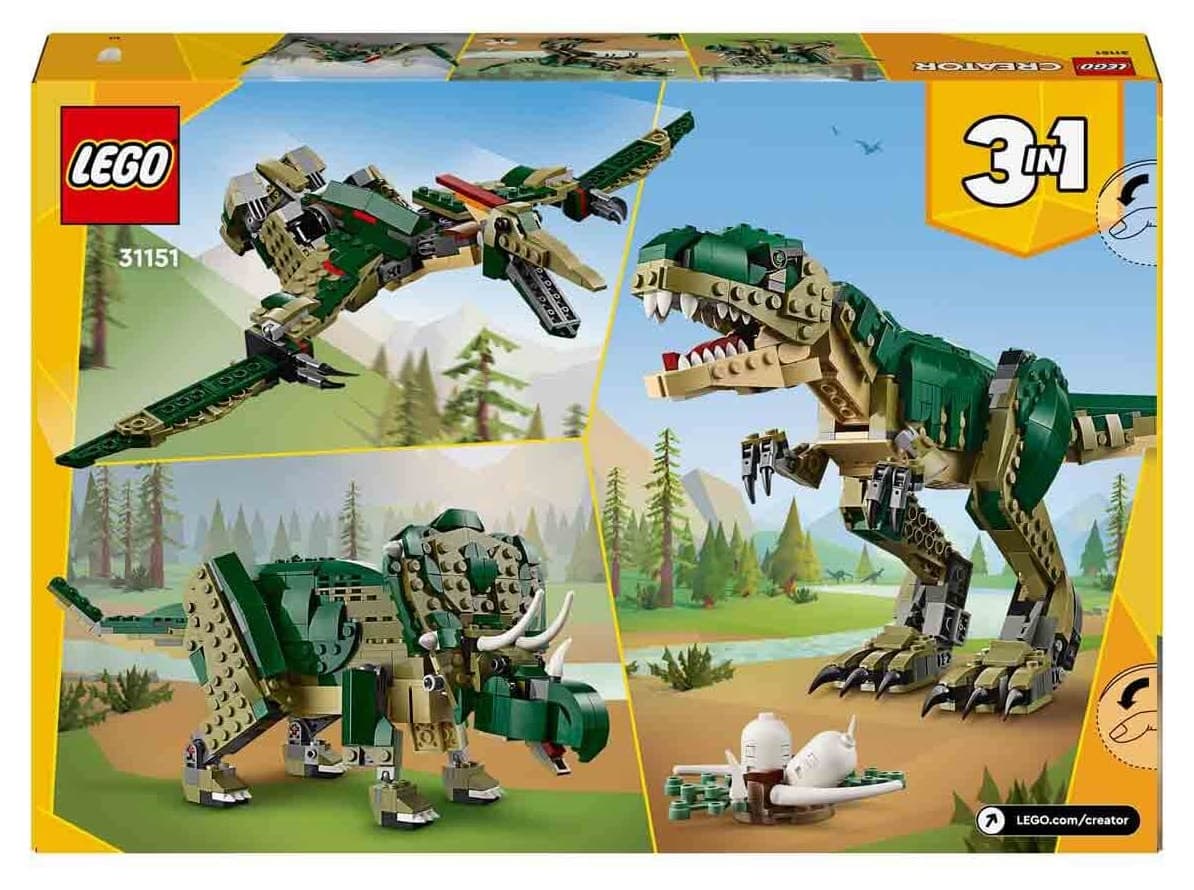لگو Creator 3 in 1 مدل T. rex 31151 با 626 قطعه لگو Creator 3 in 1 مدل T. rex 31151 با 626 قطعه