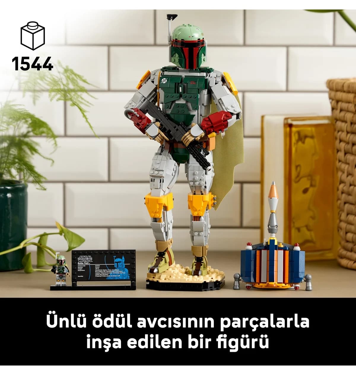 لگو Star Wars تزئینی مدل Boba Fett 75455 با 1544 قطعه لگو Star Wars تزئینی مدل Boba Fett 75455 با 1544 قطعه