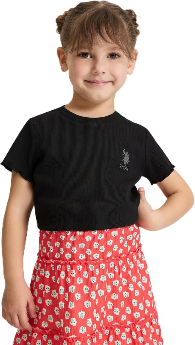 تیشرت دخترانه U.S. Polo Assn. نیلی Basic مدل 50325610-VR083 تیشرت دخترانه U.S. Polo Assn. نیلی Basic مدل 50325610-VR083