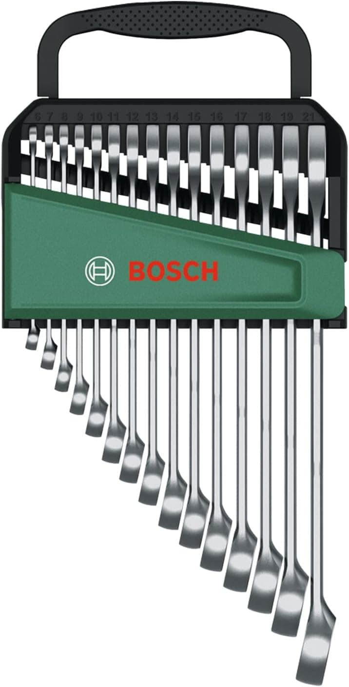 ست آچار یکسر تخت و رینگی Bosch 15 پارچه مدل 1600A02Z9E ست آچار یکسر تخت و رینگی Bosch 15 پارچه مدل 1600A02Z9E