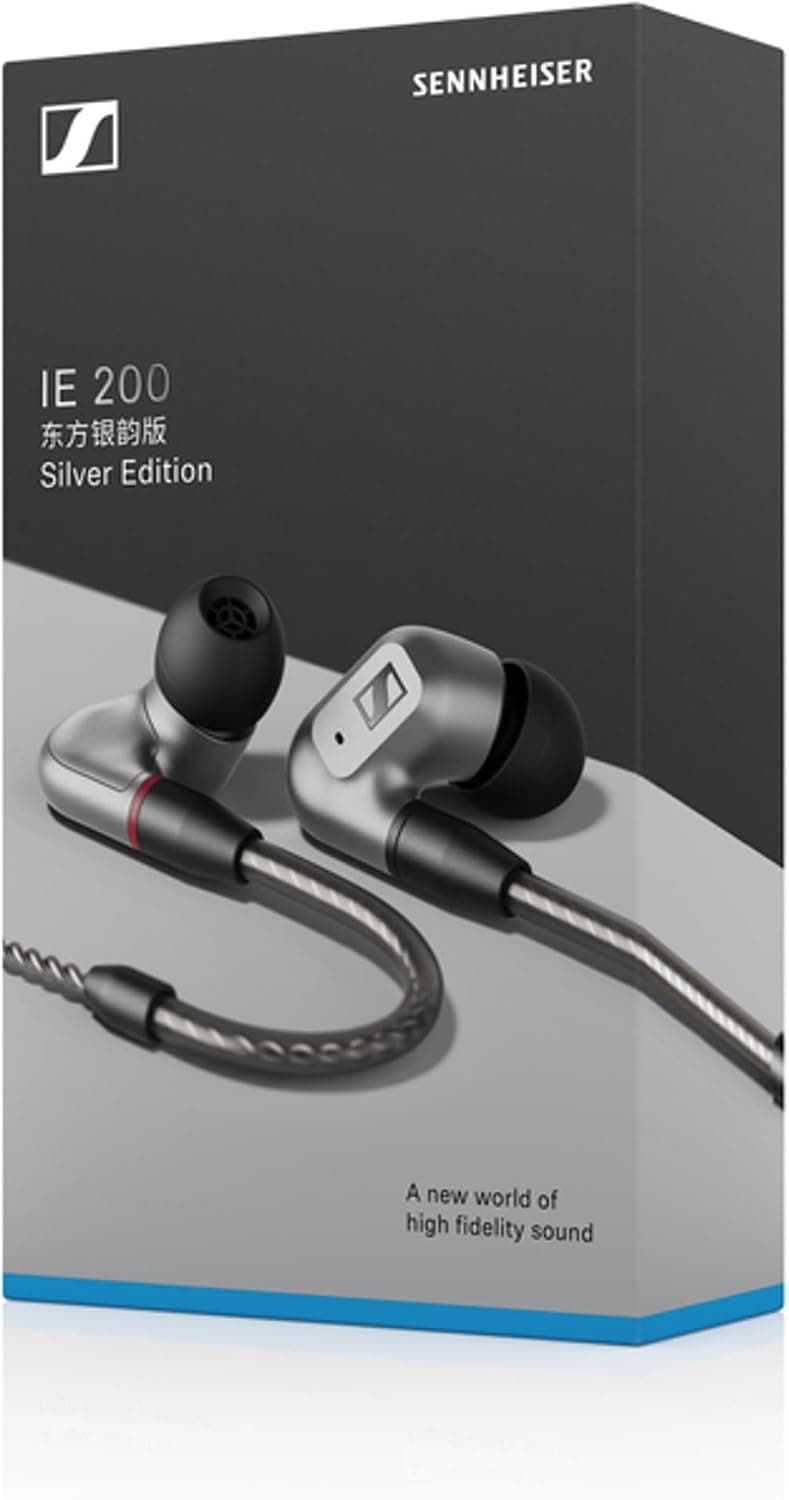 هدفون توگوشی Sennheiser نقرهای مدل IE 200 هدفون توگوشی Sennheiser نقرهای مدل IE 200