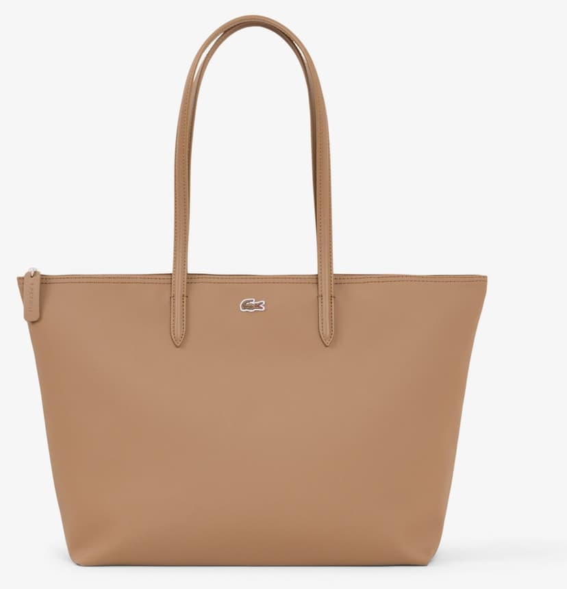کیف دوشی زنانه Lacoste Large قهوهای تیره مدل L.12.12 کیف دوشی زنانه Lacoste Large قهوهای تیره مدل L.12.12