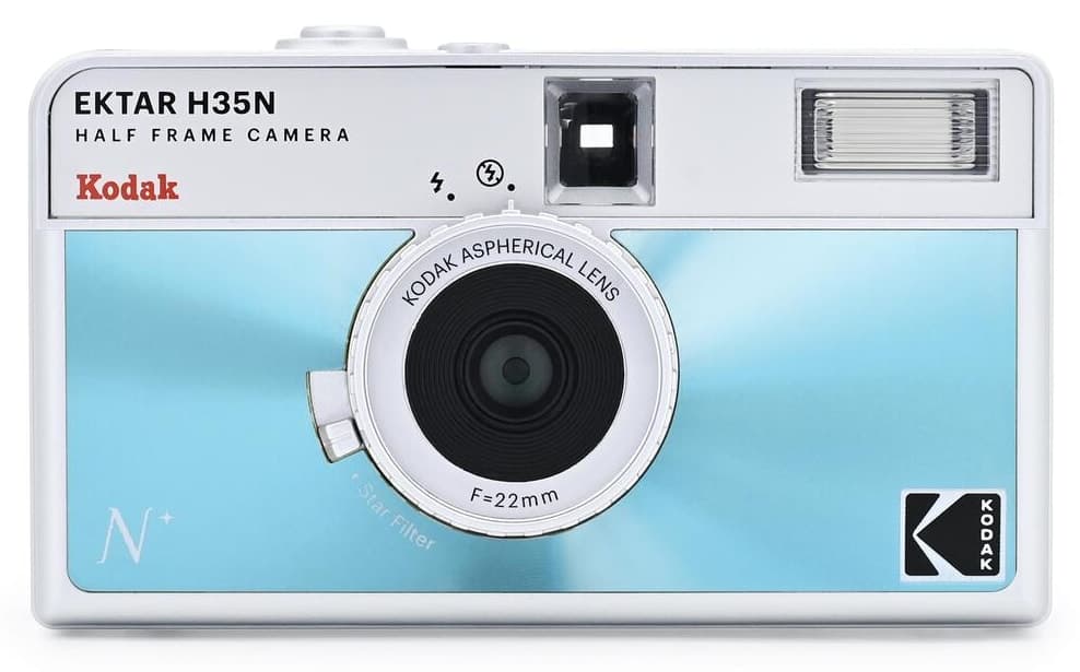 دوربین عکاسی فیلمی Kodak EKTAR مدل H35N 35mm آبی دوربین عکاسی فیلمی Kodak EKTAR مدل H35N 35mm آبی