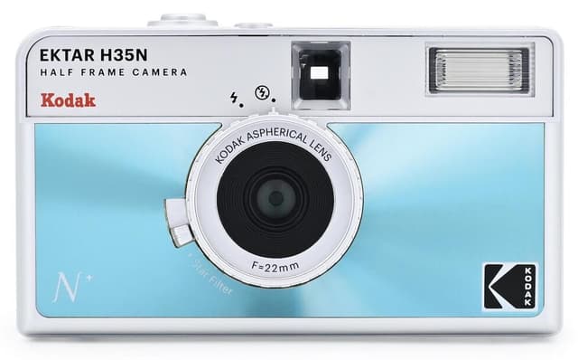 دوربین عکاسی فیلمی Kodak EKTAR مدل H35N 35mm آبی دوربین عکاسی فیلمی Kodak EKTAR مدل H35N 35mm آبی