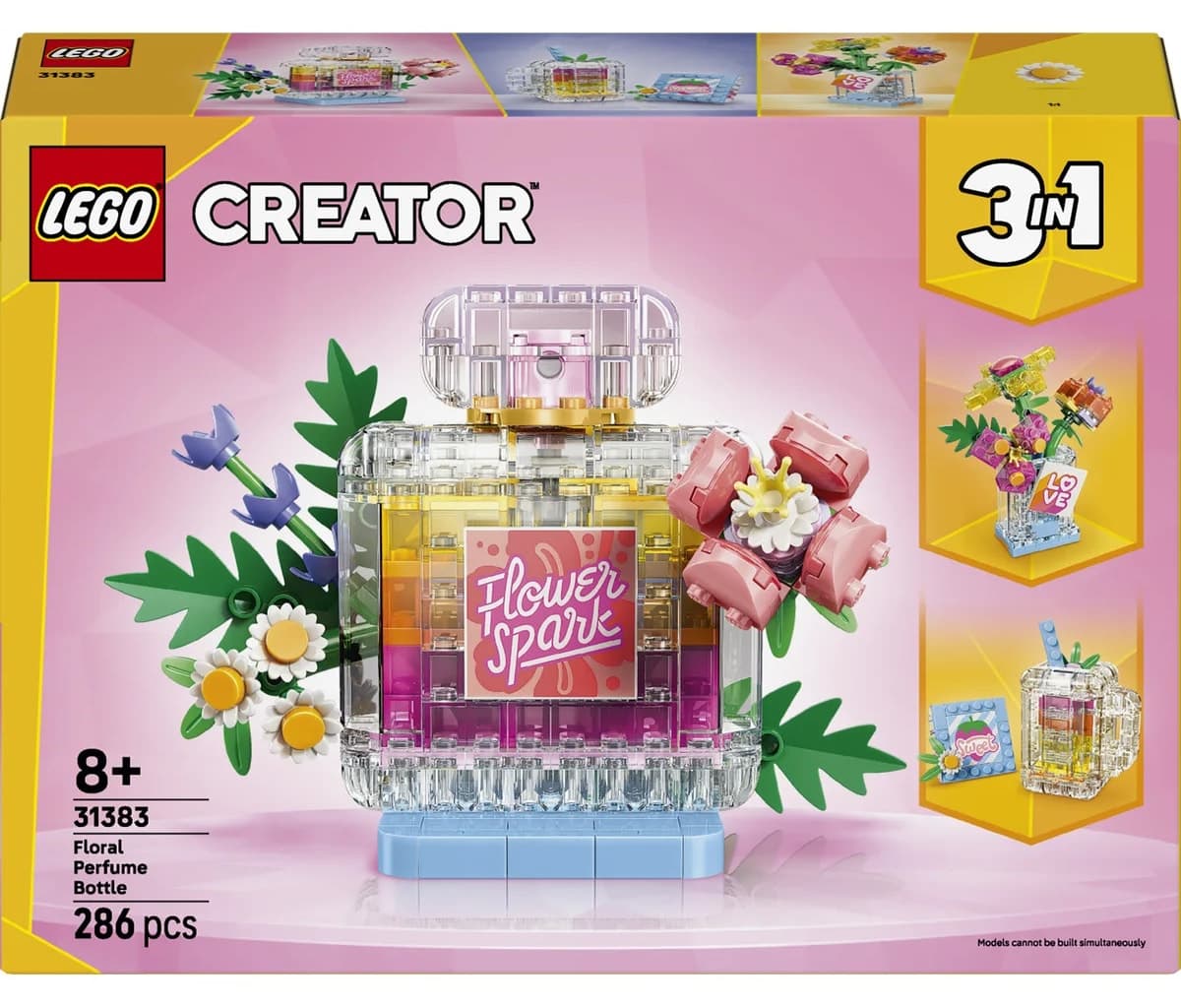 لگو Creator بطری عطر تزئینی گلدار 3 در 1 مدل 31383 لگو Creator بطری عطر تزئینی گلدار 3 در 1 مدل 31383