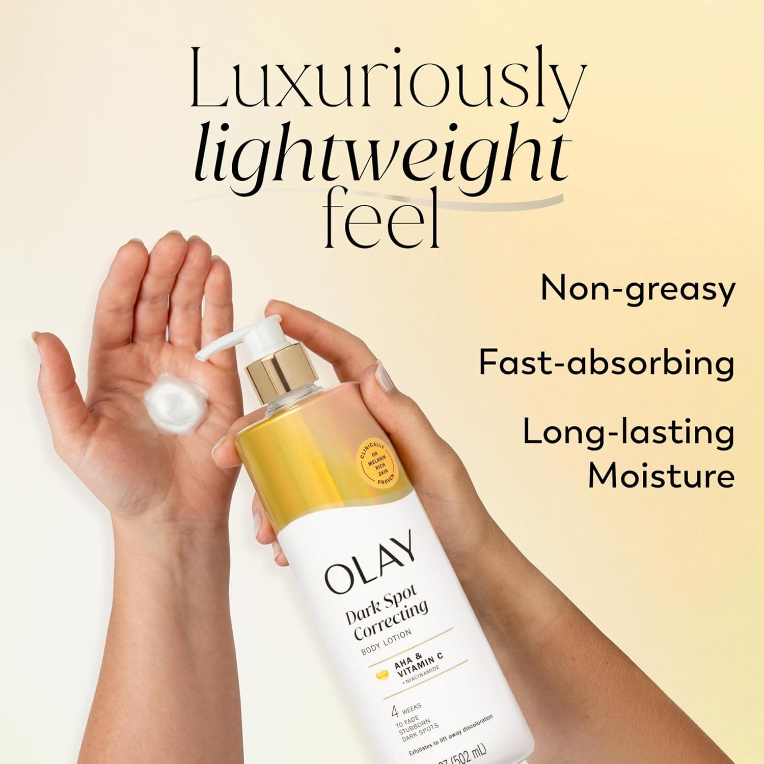 لوسیون بدن زنانه Olay با سرم AHA کاهش تیرگی پوست 17 fl oz لوسیون بدن زنانه Olay با سرم AHA کاهش تیرگی پوست 17 fl oz
