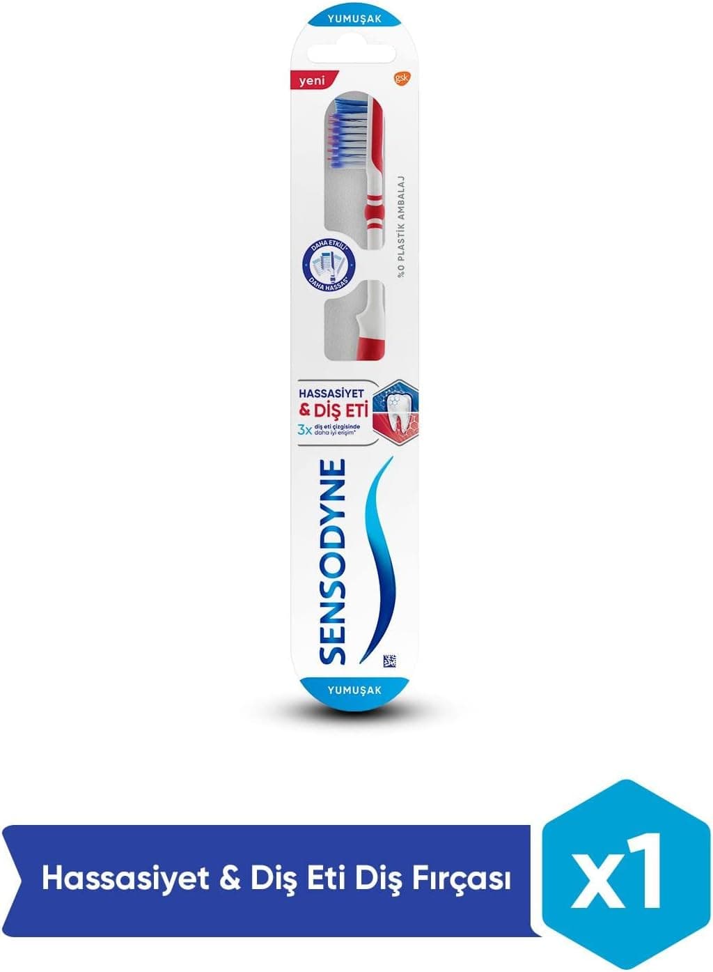 مسواک نرم Sensodyne مخصوص دندانهای حساس و لثه مسواک نرم Sensodyne مخصوص دندانهای حساس و لثه