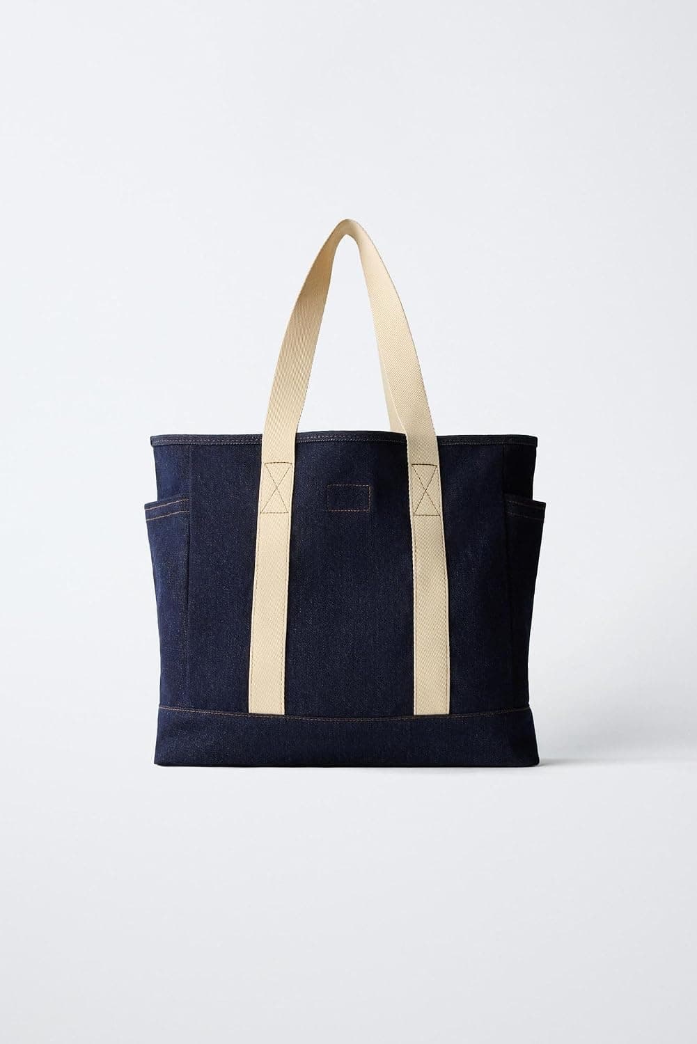 کیف توت زنانه Zara جین آبی سایز استاندارد کیف توت زنانه Zara جین آبی سایز استاندارد