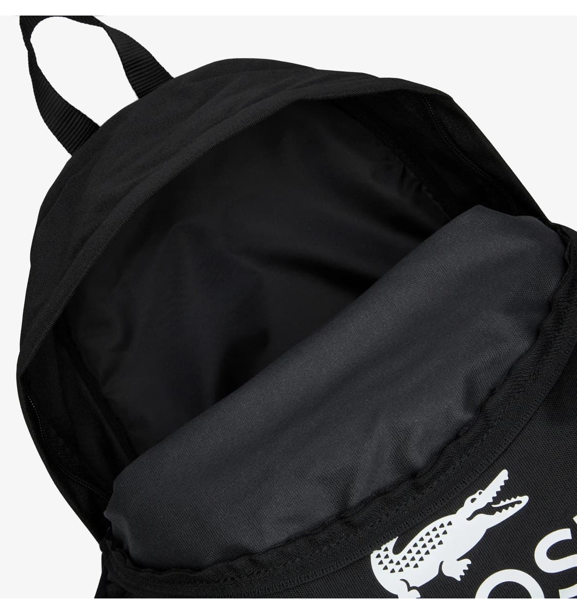 کوله پشتی مردانه Lacoste طرحدار مشکی کوله پشتی مردانه Lacoste طرحدار مشکی