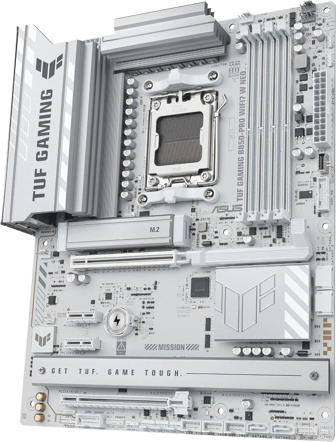 مادربرد ASUS TUF Gaming B850-PRO WIFI7 W NEO سوکت AM5 DDR5 مدل 90MB1NW0-M0EAY0 مادربرد ASUS TUF Gaming B850-PRO WIFI7 W NEO سوکت AM5 DDR5 مدل 90MB1NW0-M0EAY0