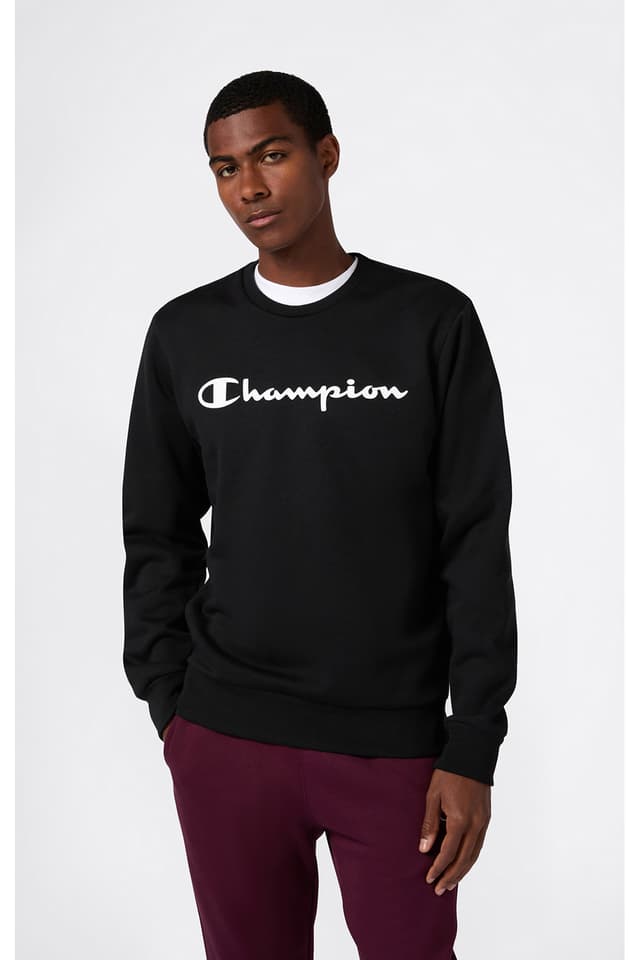 سویشرت مردانه Champion یقه گرد مشکی مدل 221811-KK001 سویشرت مردانه Champion یقه گرد مشکی مدل 221811-KK001