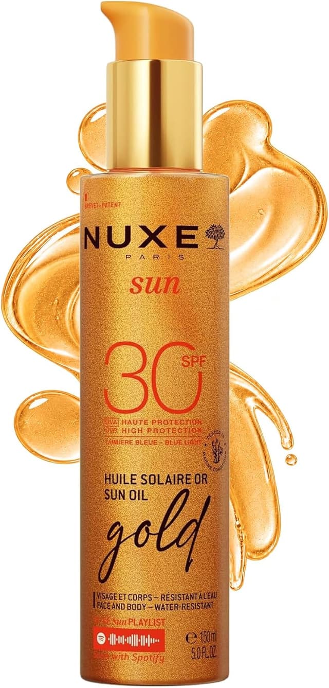 روغن برنزهکننده Nuxe Sun Gold درخشان 150 ml SPF 30 روغن برنزهکننده Nuxe Sun Gold درخشان 150 ml SPF 30