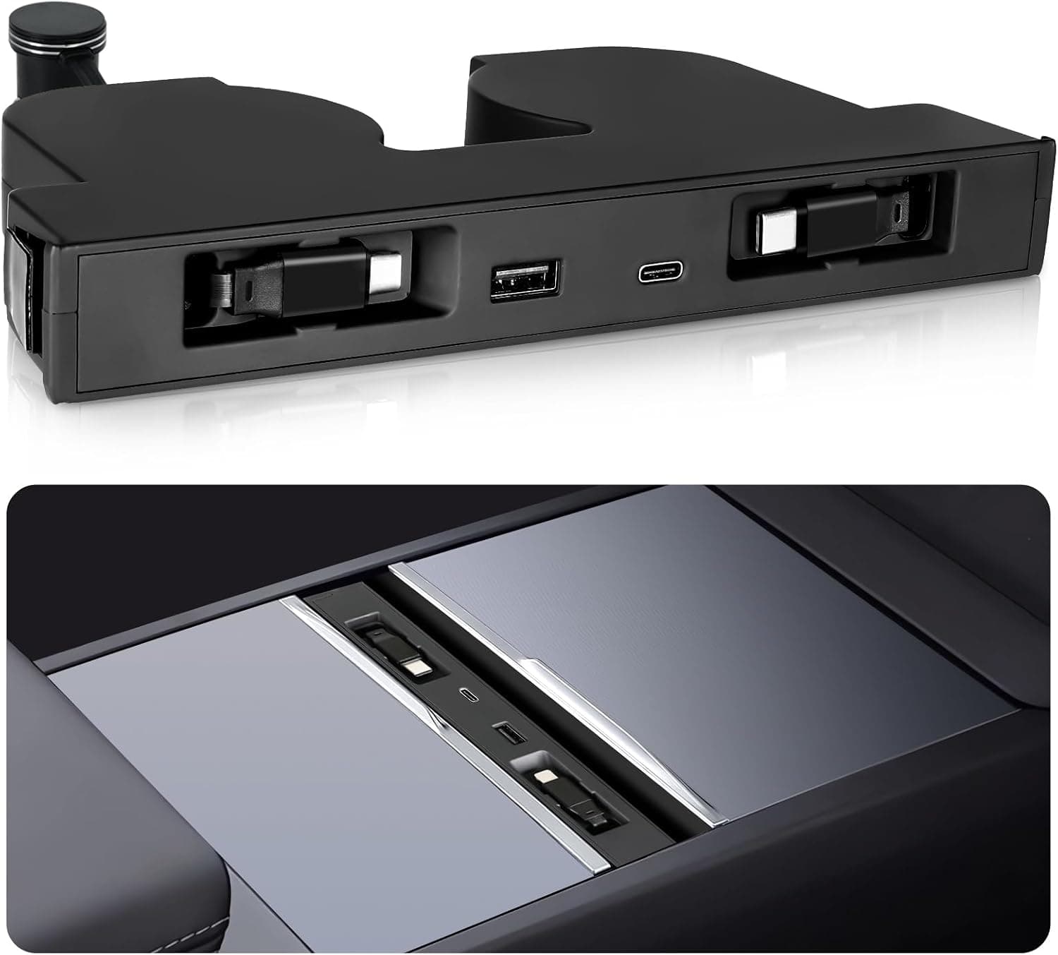 هاب USB دوپورت Type-C DGXWLLW مخصوص Tesla Model Y Juniper 3 Highland Y L هاب USB دوپورت Type-C DGXWLLW مخصوص Tesla Model Y Juniper 3 Highland Y L