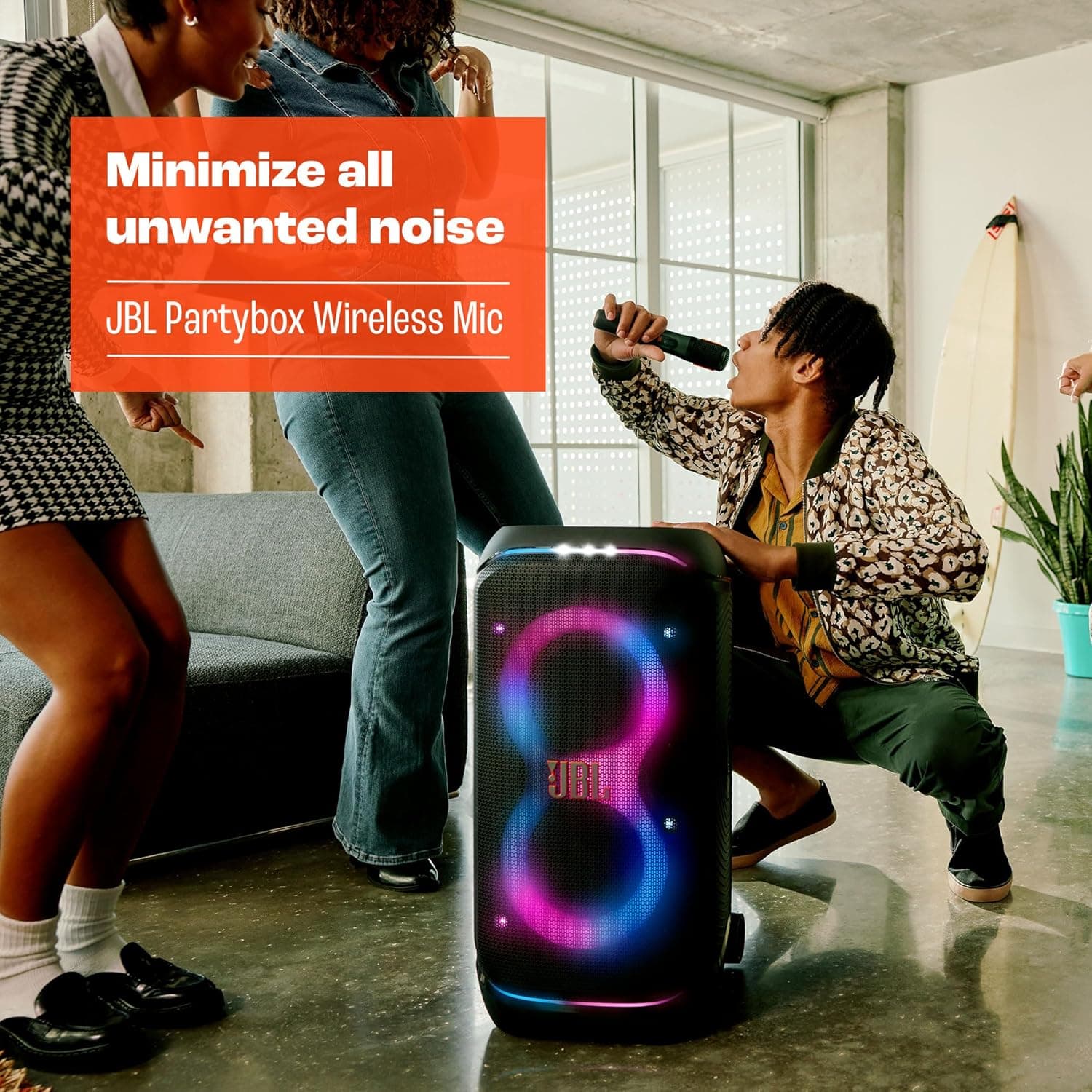 میکروفون بیسیم دیجیتال JBL PartyBox میکروفون بیسیم دیجیتال JBL PartyBox