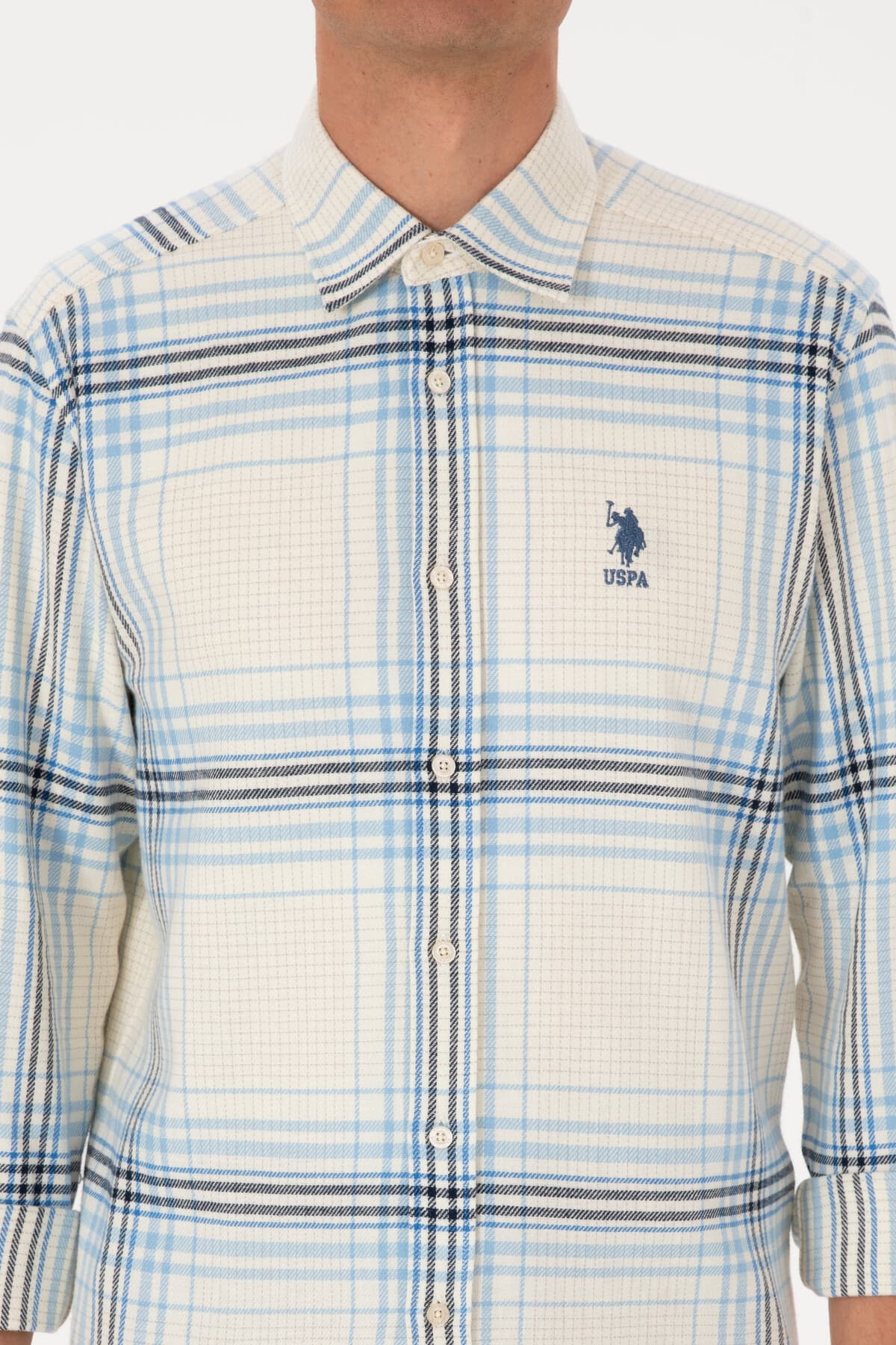پیراهن مردانه U.S. Polo Assn. چهارخانه آستین بلند مدل 50316632-VR256 پیراهن مردانه U.S. Polo Assn. چهارخانه آستین بلند مدل 50316632-VR256