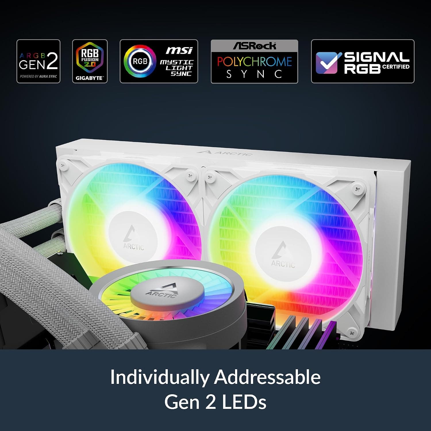 خنککننده مایع پردازنده AIO ARCTIC مدل III Pro 280 A-RGB خنککننده مایع پردازنده AIO ARCTIC مدل III Pro 280 A-RGB