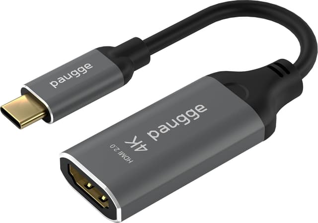 تبدیل USB C به HDMI برند PAUGGE با پشتیبانی Thunderbolt 4/3، 4K 60Hz، HDR و HDCP 2.2 مدل CHD20B-ADP تبدیل USB C به HDMI برند PAUGGE با پشتیبانی Thunderbolt 4/3، 4K 60Hz، HDR و HDCP 2.2 مدل CHD20B-ADP