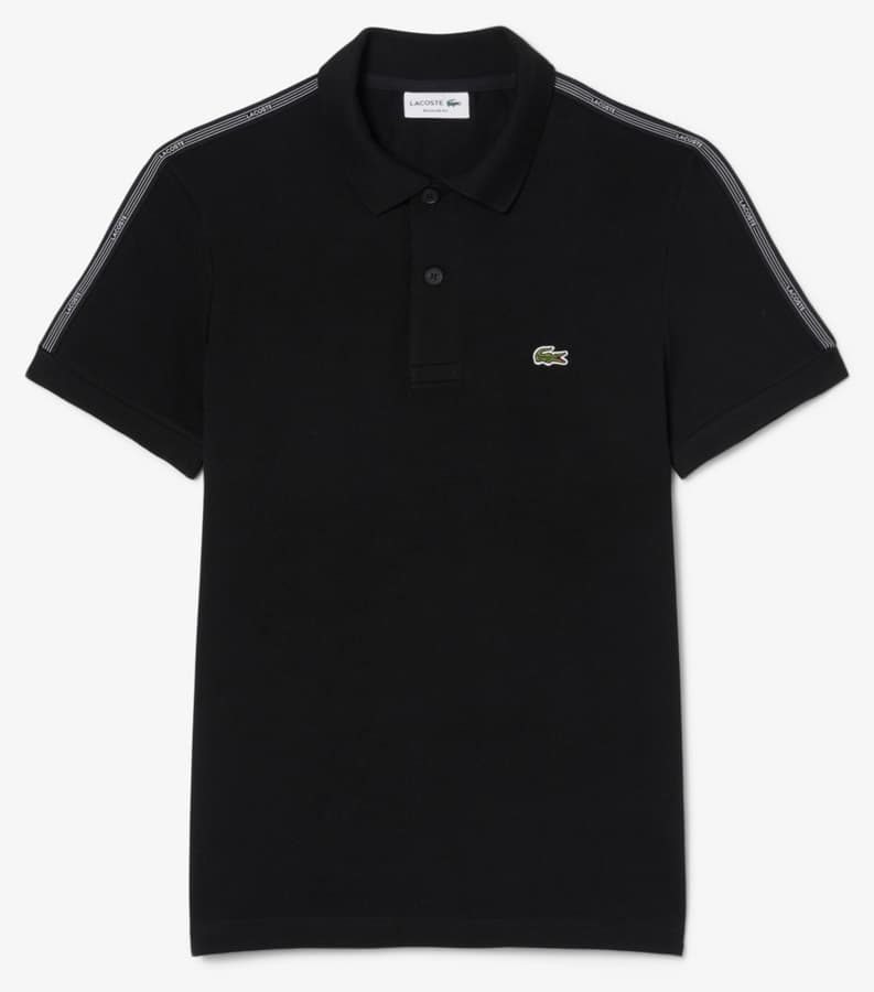 پولوشرت مردانه Lacoste فیت معمولی مشکی پولوشرت مردانه Lacoste فیت معمولی مشکی