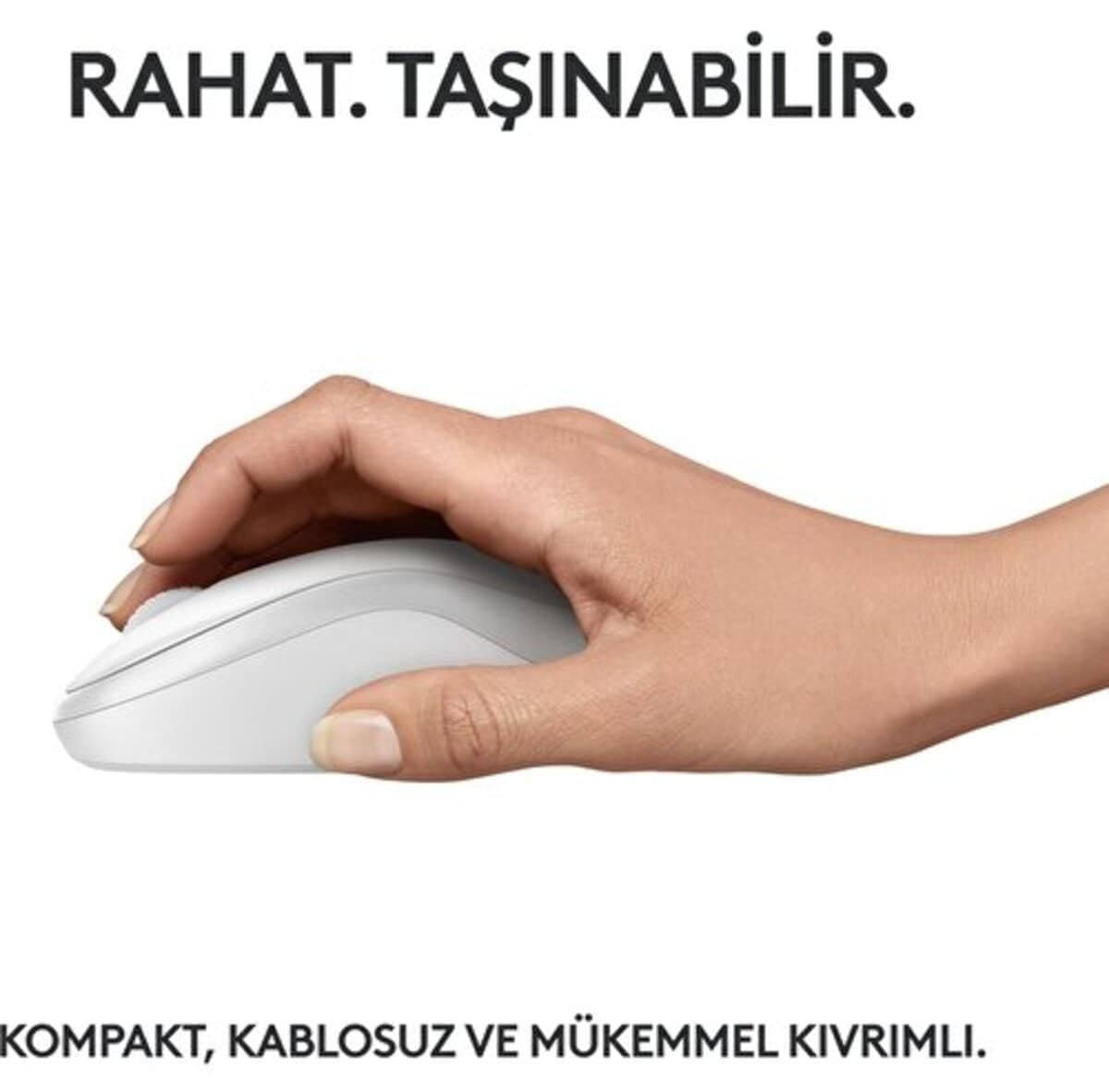 ماوس بیسیم Logitech بلوتوثی بیصدا کامپکت سفید مدل M240 910-007120 ماوس بیسیم Logitech بلوتوثی بیصدا کامپکت سفید مدل M240 910-007120