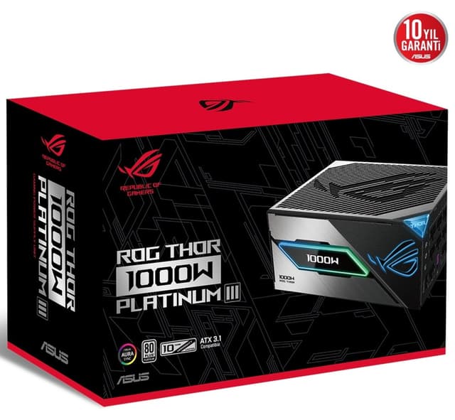 منبع تغذیه کامپیوتر ASUS 1000W 80+ PLATINUM نمایشگر OLED مغناطیسی PCI-E 5.0 مدل ROG-THOR-1000P3 منبع تغذیه کامپیوتر ASUS 1000W 80+ PLATINUM نمایشگر OLED مغناطیسی PCI-E 5.0 مدل ROG-THOR-1000P3