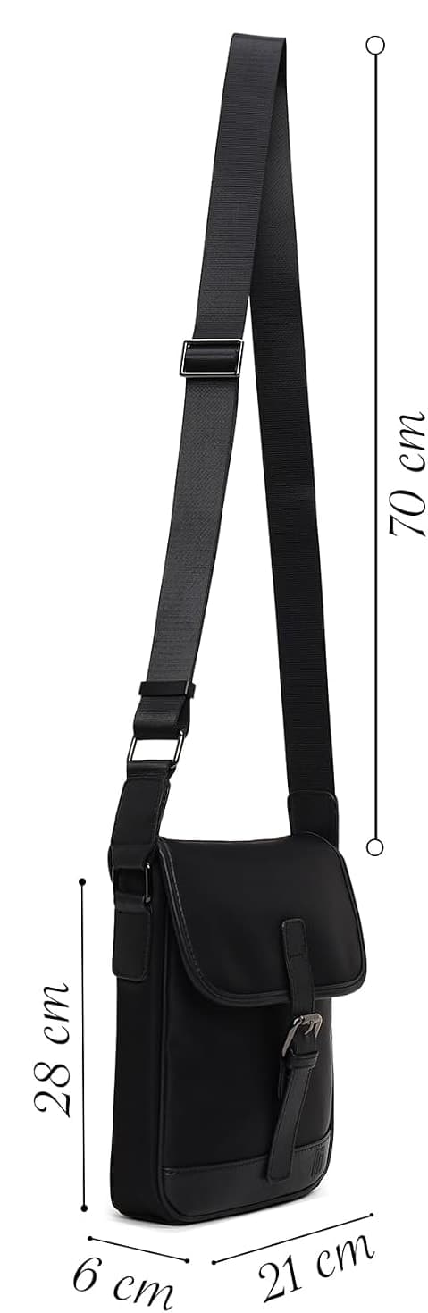 کیف پستچی مردانه Derimod مشکی مدل 26SBD30046F کیف پستچی مردانه Derimod مشکی مدل 26SBD30046F