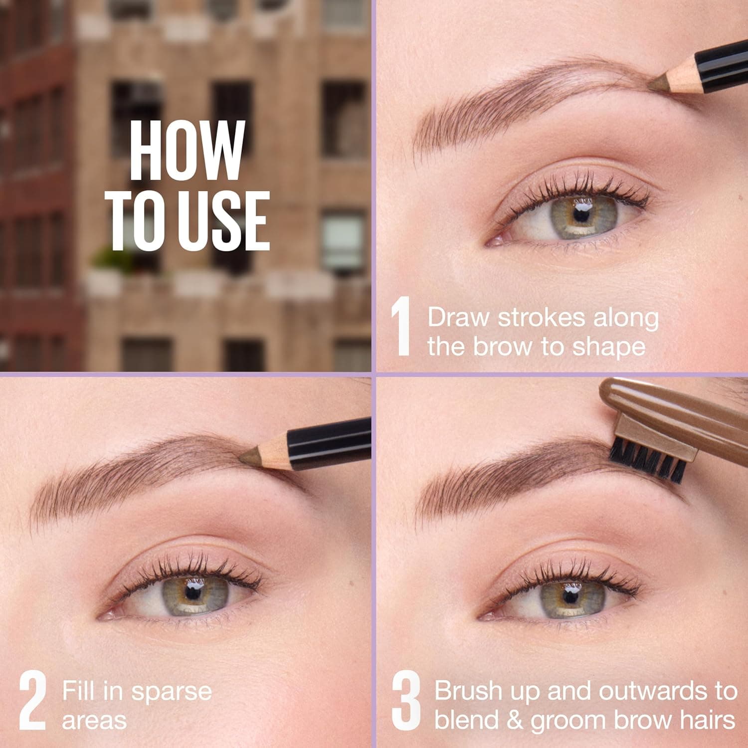 مداد ابرو Maybelline مدل Quick Shaper رنگ 03 Soft Brown مداد ابرو Maybelline مدل Quick Shaper رنگ 03 Soft Brown