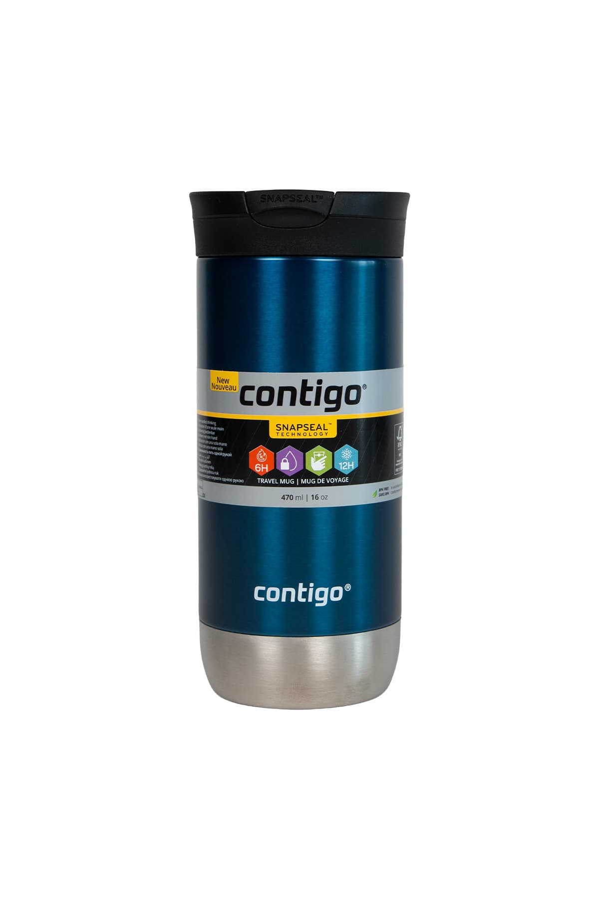 لیوان ترموس Contigo Huron Pro سرمهای 470 ML لیوان ترموس Contigo Huron Pro سرمهای 470 ML