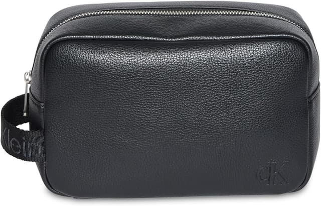 کیف لوازم اصلاح مردانه Calvin Klein مشکی WEBBING STRAP DOPP KIT کیف لوازم اصلاح مردانه Calvin Klein مشکی WEBBING STRAP DOPP KIT