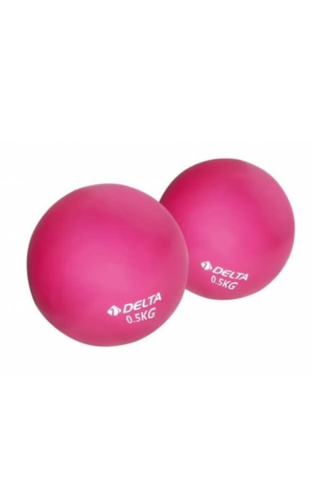 توپ تعادلی وزنهدار پیلاتس Delta، 0,5 Kg × 2 عدد، مجموع 1 Kg توپ تعادلی وزنهدار پیلاتس Delta، 0,5 Kg × 2 عدد، مجموع 1 Kg