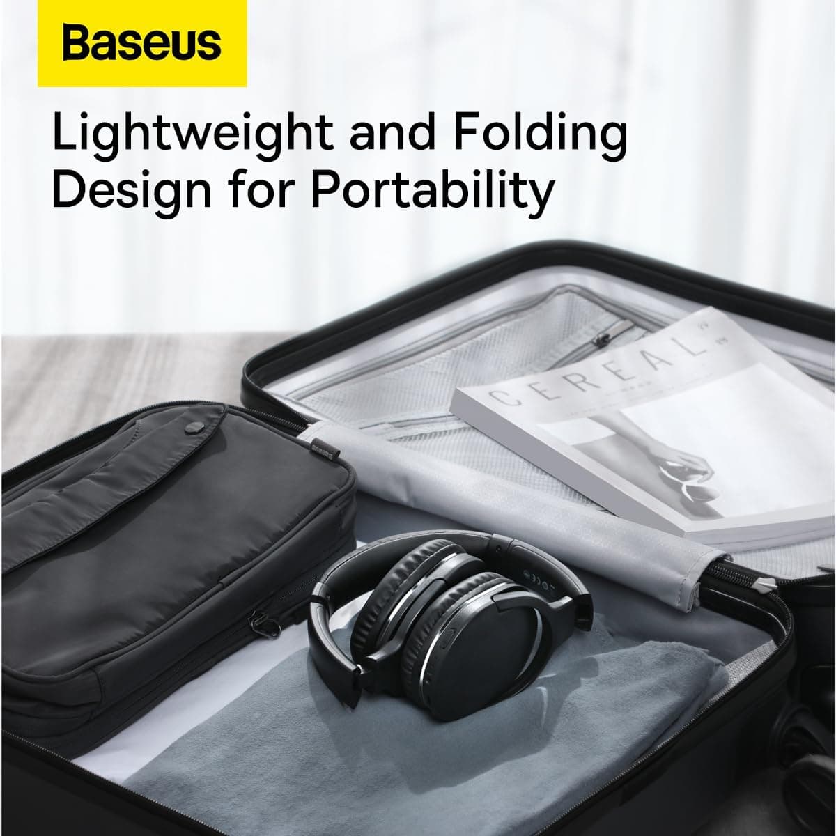 هدفون بلوتوثی Baseus مشکی مدل D02 Pro هدفون بلوتوثی Baseus مشکی مدل D02 Pro