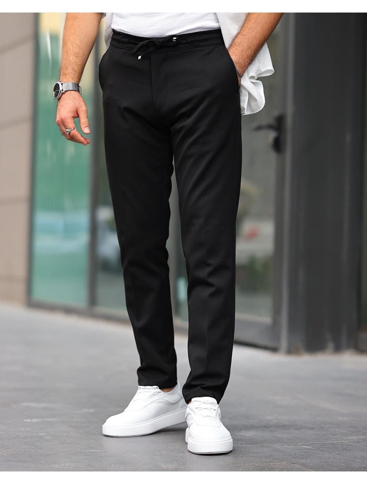 شلوار جاگر مردانه BASEL.CO فیت اسلیم Lycra دار شلوار جاگر مردانه BASEL.CO فیت اسلیم Lycra دار