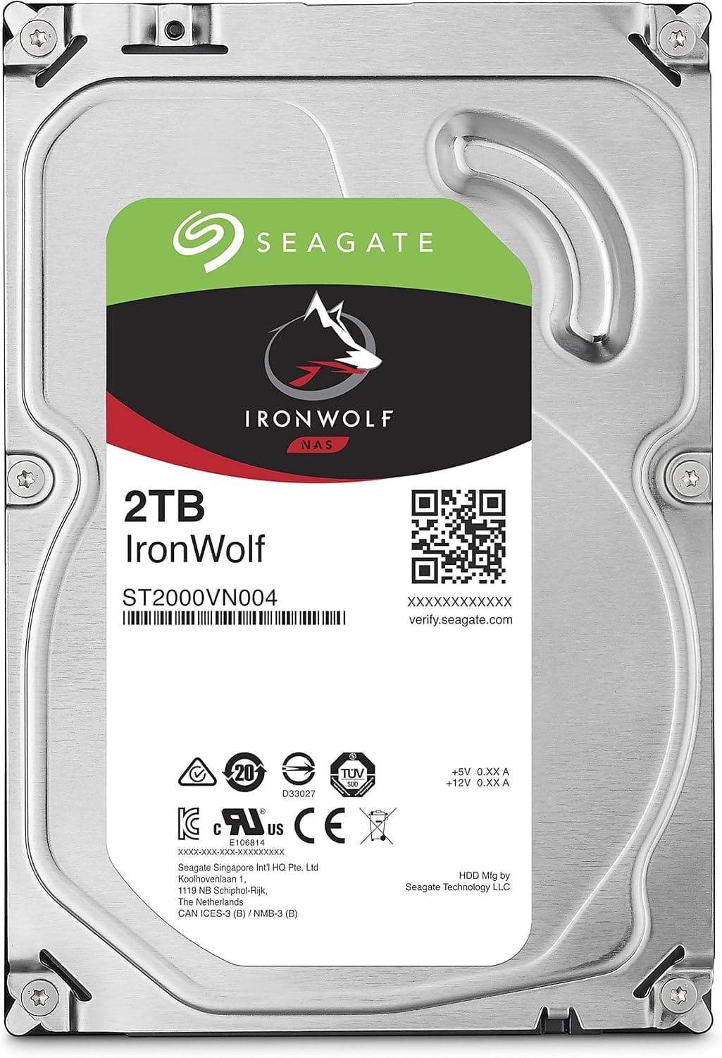 هارد دیسک داخلی NAS Seagate IronWolf 10TB CMR مدل ST10000VN000 هارد دیسک داخلی NAS Seagate IronWolf 10TB CMR مدل ST10000VN000