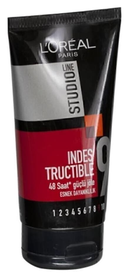 ژل مو L'Oreal Paris قوی 48 ساعته Studio Line Indestructible 150 ml 3600520921563 ژل مو L'Oreal Paris قوی 48 ساعته Studio Line Indestructible 150 ml 3600520921563