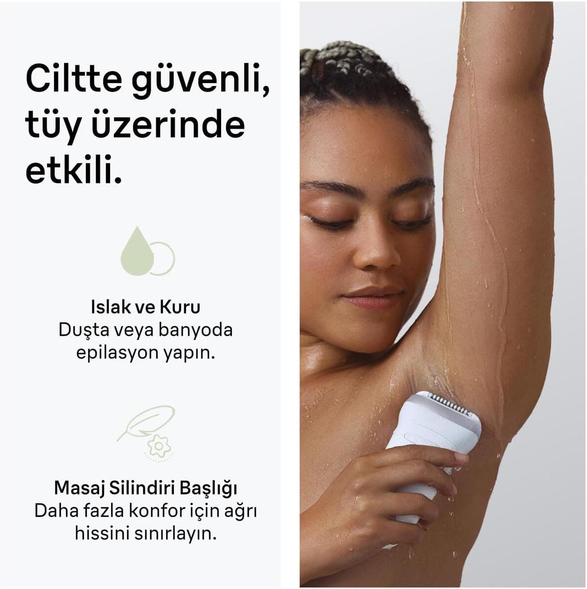اپیلاتور زنانه Braun Silk-épil 7 مدل 7-041 تر و خشک سفید/نقرهای اپیلاتور زنانه Braun Silk-épil 7 مدل 7-041 تر و خشک سفید/نقرهای