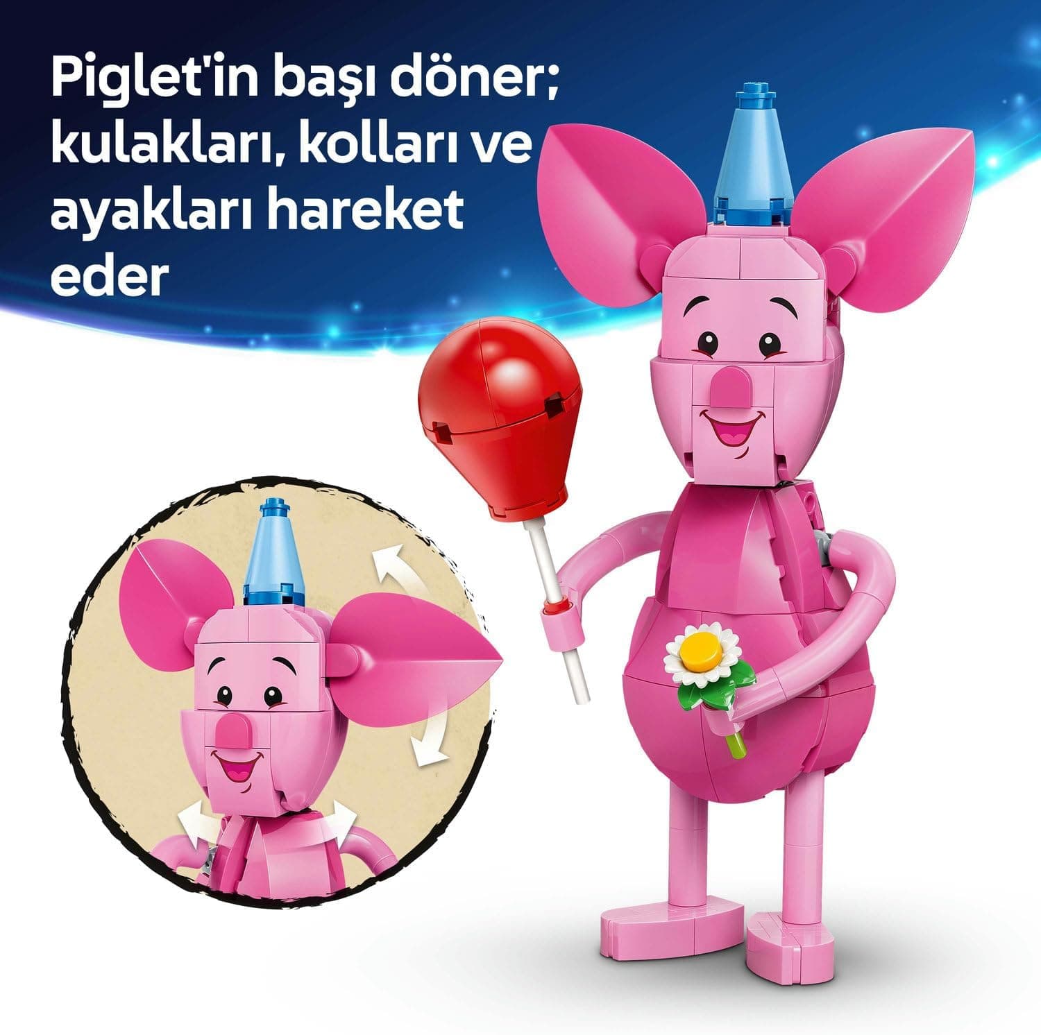 لگو Disney جشن تولد Piglet مدل 43305 لگو Disney جشن تولد Piglet مدل 43305