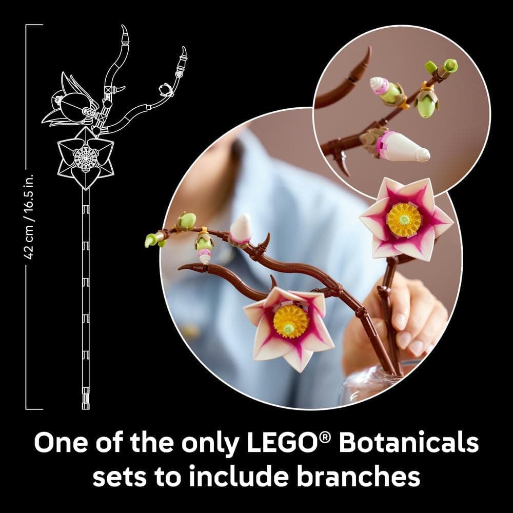 لگو سری Botanicals مدل Magnolia Branches 11510 لگو سری Botanicals مدل Magnolia Branches 11510