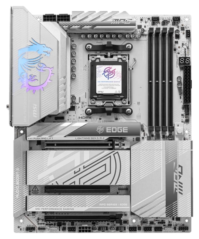 مادربرد گیمینگ MSI سوکت AM5 DDR5 8400(OC)MHz ATX مدل MAG X870E EDGE TI مادربرد گیمینگ MSI سوکت AM5 DDR5 8400(OC)MHz ATX مدل MAG X870E EDGE TI