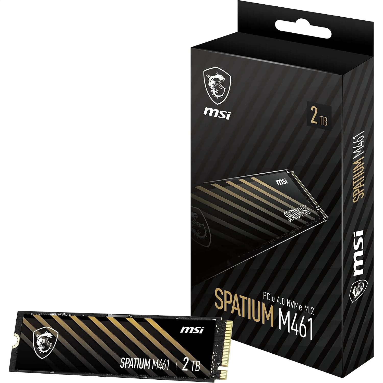 حافظه SSD MSI با رابط M.2 PCIe NVMe ظرفیت 2TB مدل SPATIUM M461 حافظه SSD MSI با رابط M.2 PCIe NVMe ظرفیت 2TB مدل SPATIUM M461