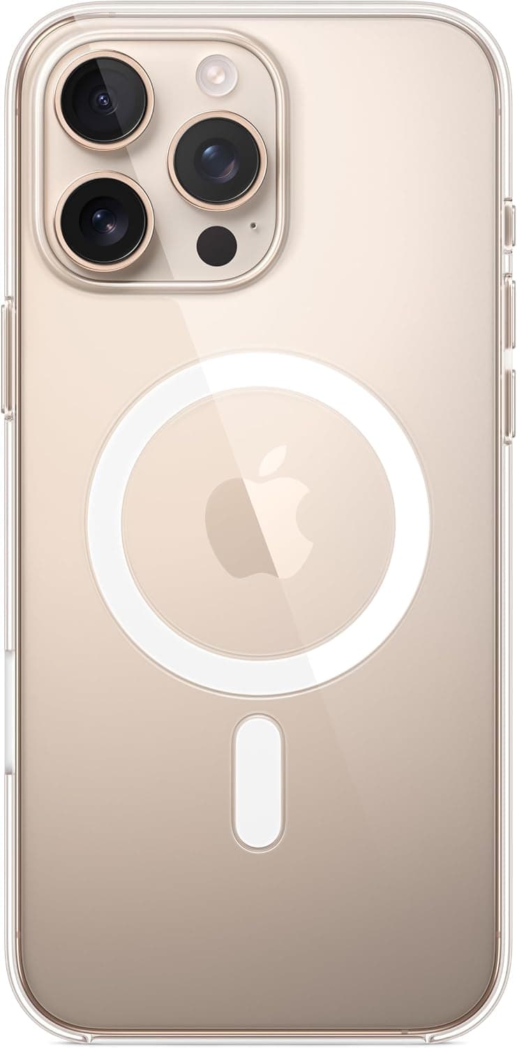 قاب گوشی مدل iPhone 16 Pro Max مگسیف Apple شفاف MA7F4ZM/A قاب گوشی مدل iPhone 16 Pro Max مگسیف Apple شفاف MA7F4ZM/A