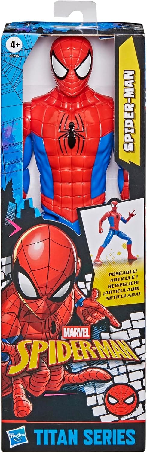 فیگور اکشن کودکان Marvel Spider-Man سری Titan با ارتفاع 30 cm مناسب 4 سال به بالا فیگور اکشن کودکان Marvel Spider-Man سری Titan با ارتفاع 30 cm مناسب 4 سال به بالا