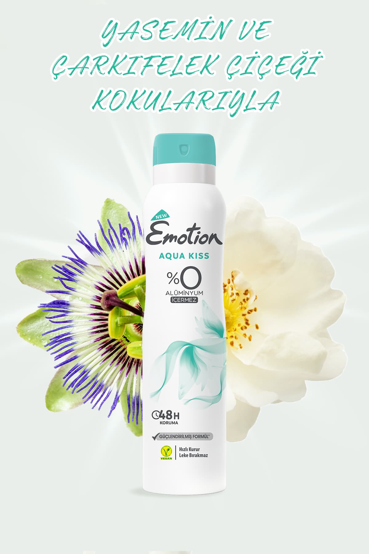 دئودورانت زنانه Emotion بدون آلومینیوم وگان Aqua Kiss 5x150ml دئودورانت زنانه Emotion بدون آلومینیوم وگان Aqua Kiss 5x150ml