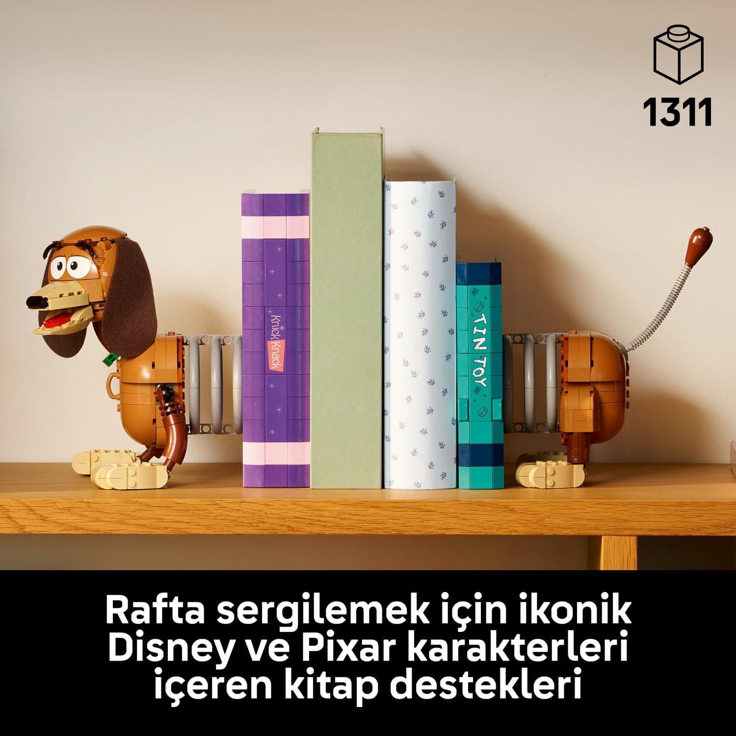 لگو Disney Pixar Toy Story پایه کتاب سگ Slinky مدل 43301 لگو Disney Pixar Toy Story پایه کتاب سگ Slinky مدل 43301