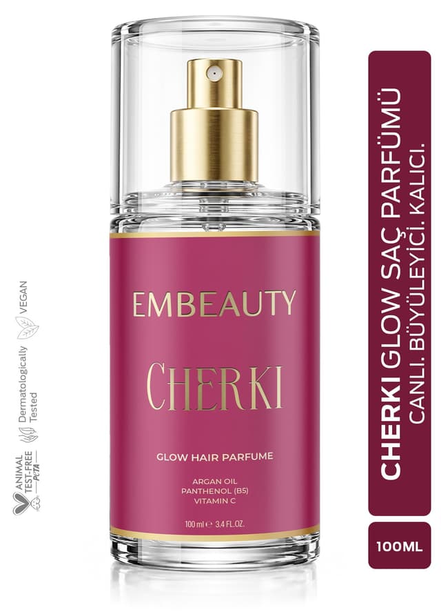 عطر مو Embeauty مغذی حاوی روغن آرگان Cherki Glow 100 ml عطر مو Embeauty مغذی حاوی روغن آرگان Cherki Glow 100 ml