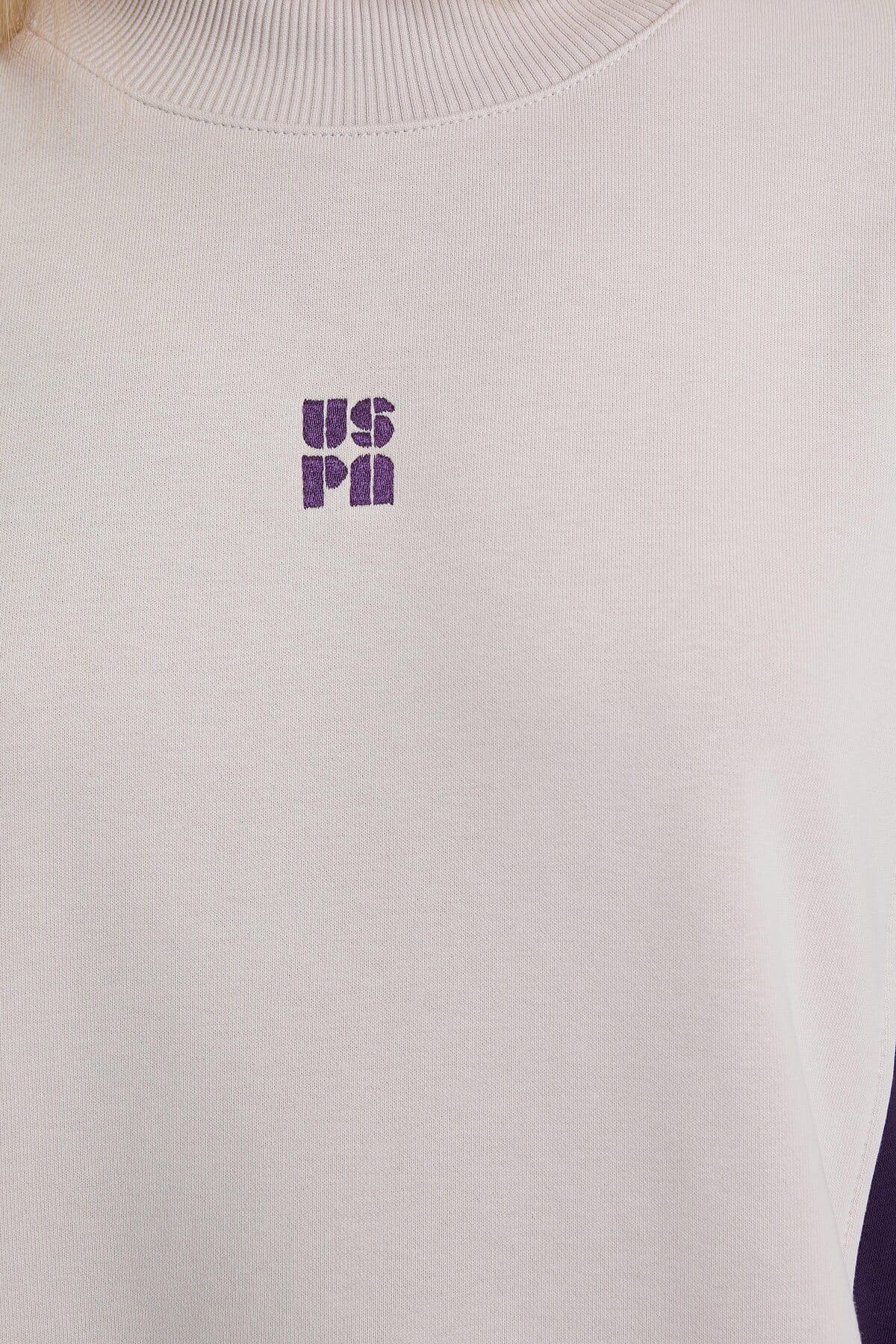سوئیشرت زنانه U.S. Polo Assn. رنگ سنگی مدل 50329014-VR049 سوئیشرت زنانه U.S. Polo Assn. رنگ سنگی مدل 50329014-VR049